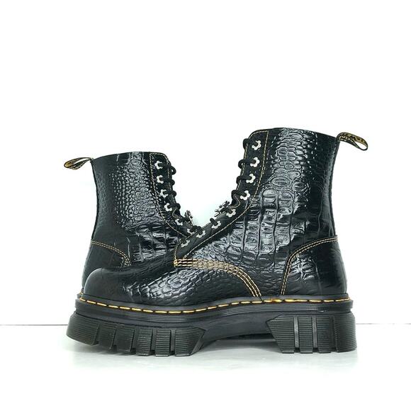 NEW Dr Martens Heaven Marc Jacobs Croco Platform Audrick Boots Women’s 10 Shoes - Picture 6 of 14